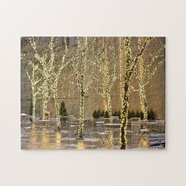 Quebra-cabeça Natal nas luzes de Nova Iorque Holiday NYC (Horizontal)