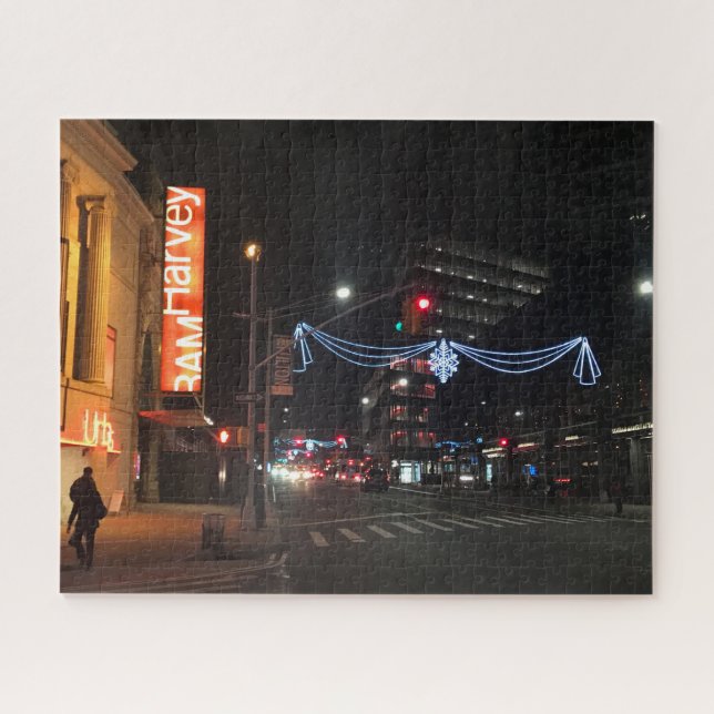 Quebra-cabeça Natal no Centro Brooklyn Nova York Fotografia (Horizontal)