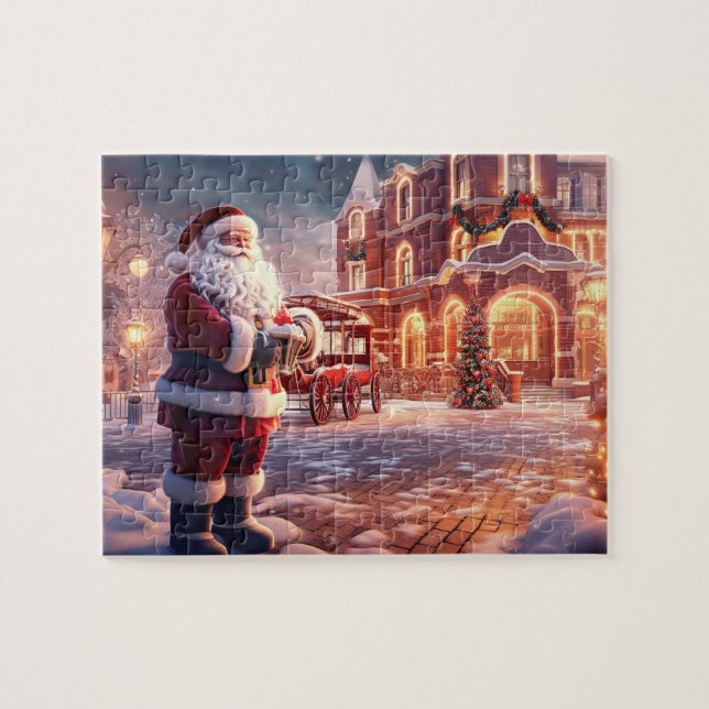 Quebra-cabeça Natal Papai Noel (Horizontal)