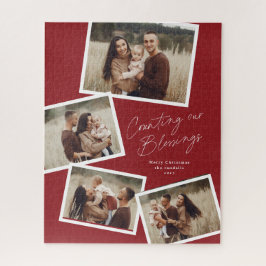 Quebra-cabeça Natal Religioso da Colagem de Fotos do Script Mode