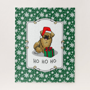 Quebra-cabeça Natal Santa Hat Tibetano Espanhol (Castanho)