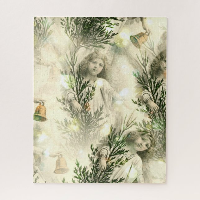 QUEBRA-CABEÇA natal vintage DE JIGSAW (Vertical)