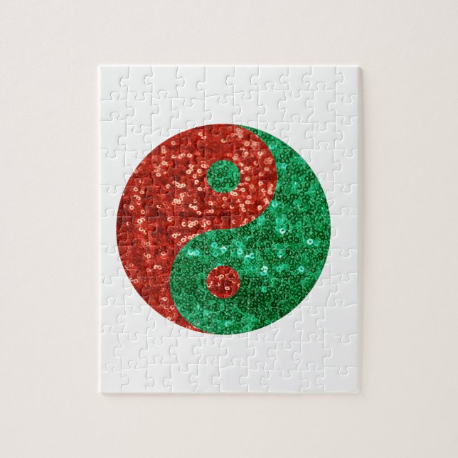 Quebra-cabeça natal yang (Vertical)