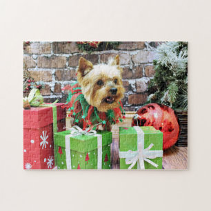 Quebra-cabeça Natal - Yorkie - Willie
