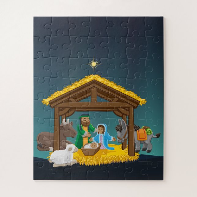 Quebra-cabeça Natividade (Vertical)