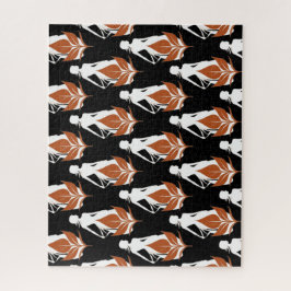 Quebra-cabeça Nature and Woman Silhouette Elegant Feminine Art