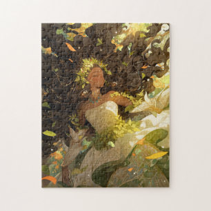 Quebra-cabeça Nature Goddese African American Fantasy Art