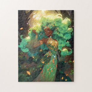 Quebra-cabeça Nature Goddese African American Fantasy Art