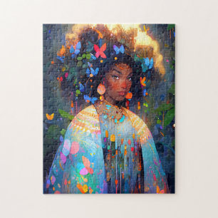 Quebra-cabeça Nature Goddese African American Fantasy Art
