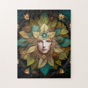 Quebra-cabeça Natureza Deusa Mandala