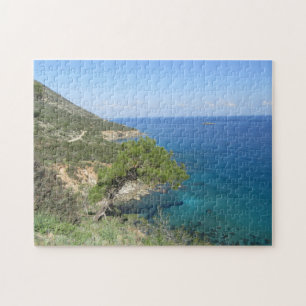 Quebra-cabeça Natureza Fotografia Mediterrâneo Montanha e Mar