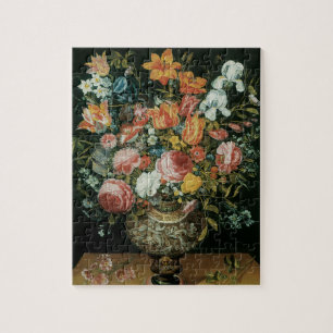 Quebra-cabeça Natureza-morta Barroca Vintage Flores em um Vaso