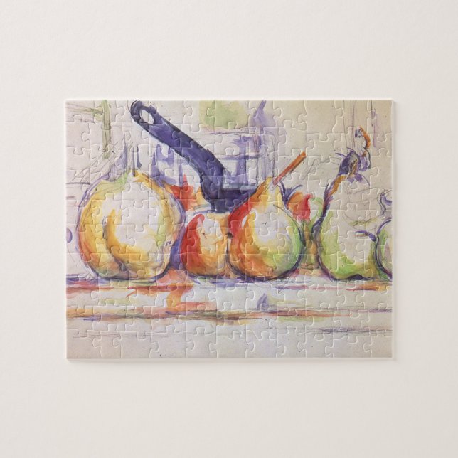 Quebra-cabeça Natureza Morta com Panela por Paul Cezanne (Horizontal)