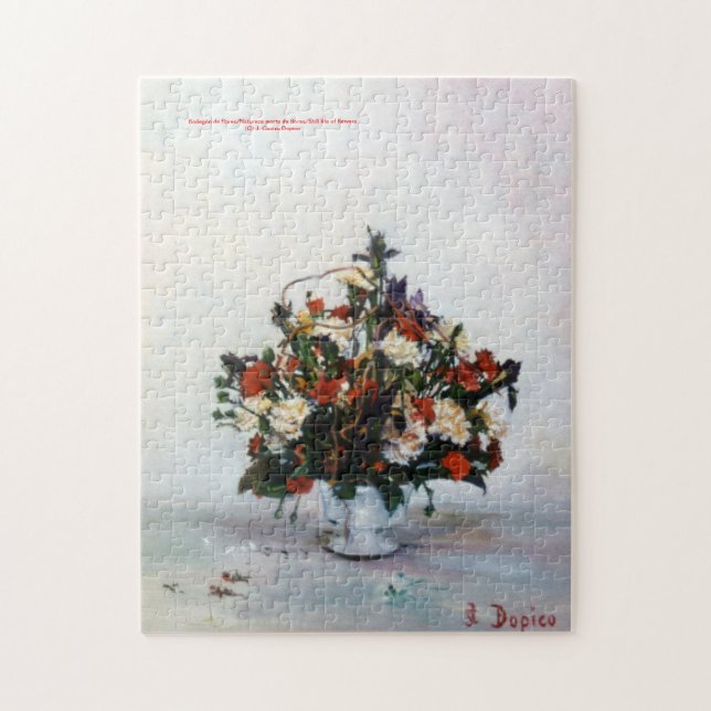 Quebra-cabeça Natureza-morta de flores (Vertical)