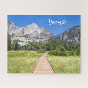 Quebra-cabeça Natureza Personalizada - Prado Verde Yosemite