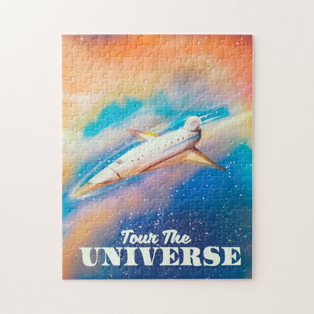 Quebra-cabeça Nave espacial Tour o Universo (Vertical)