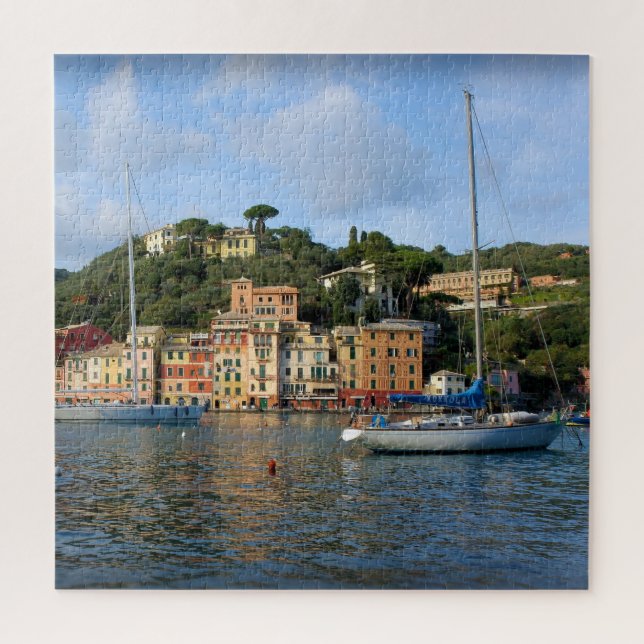 Quebra-cabeça Navegação até Portofino, Itália - 20 x 20 polegada (Vertical)