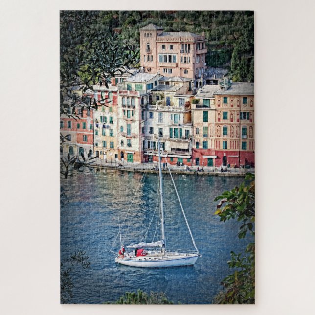 Quebra-cabeça Navegação de férias para Portofino Itália - 20x30- (Vertical)