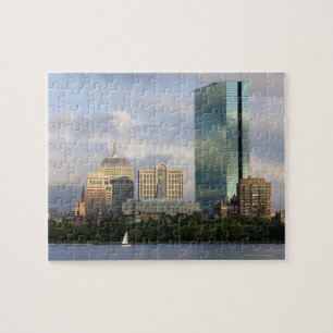 Quebra-cabeça Navegando no Charles River em Boston,