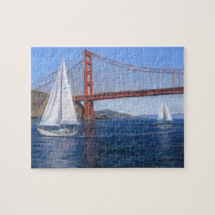 Quebra-cabeça : Navegar sob golden gate bridge "