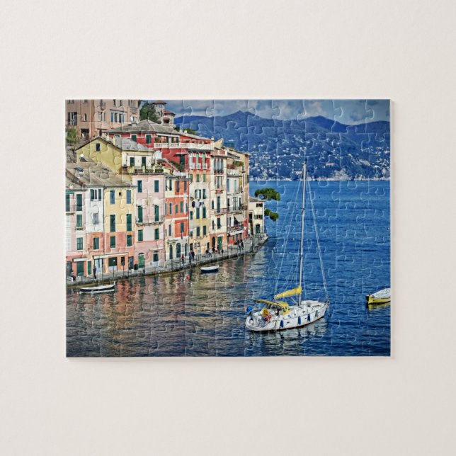 Quebra-cabeça Navigação a Portofino - feriado de Italia - PC (Horizontal)