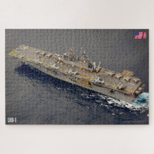 Quebra-cabeça NAVIO AMFÍBIO DE ASSALTA - LHD 1 (20x30 POLEGADAS)