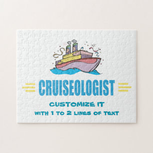 Quebra-cabeça Navio de cruzeiro humorístico