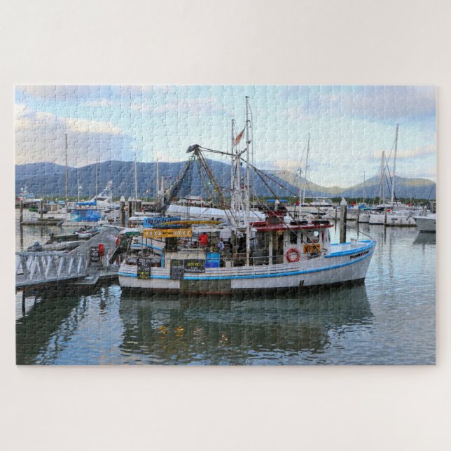 Quebra-cabeça Navio de pesca, Cairns, Queensland, Austrália (Horizontal)