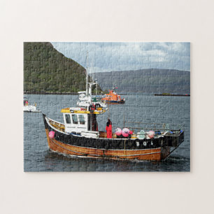 Quebra-cabeça Navio de pesca, Portree, Ilha de Skye 2