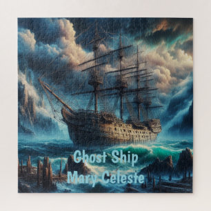 Quebra-cabeça Navio Fantasma Mary Celeste Assombrando Mistério M