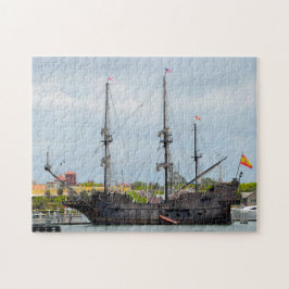 Quebra-cabeça Navio Galeão Antigo Flórida.