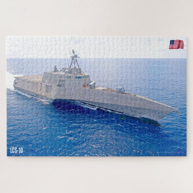 Quebra-cabeça NAVIO LITORAL DE COMBATE - LCS-10 (20x30 POLEGADAS (Horizontal)