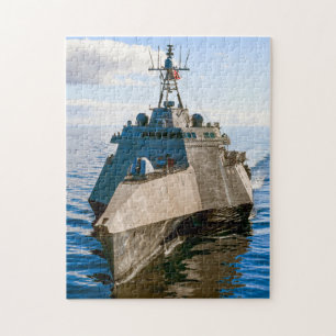 Quebra-cabeça NAVIO LITORAL DE COMBATE - LCS-16 (11x14 POLEGADAS