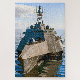 Quebra-cabeça NAVIO LITORAL DE COMBATE - LCS-16 (20 x 30 POLEGAD