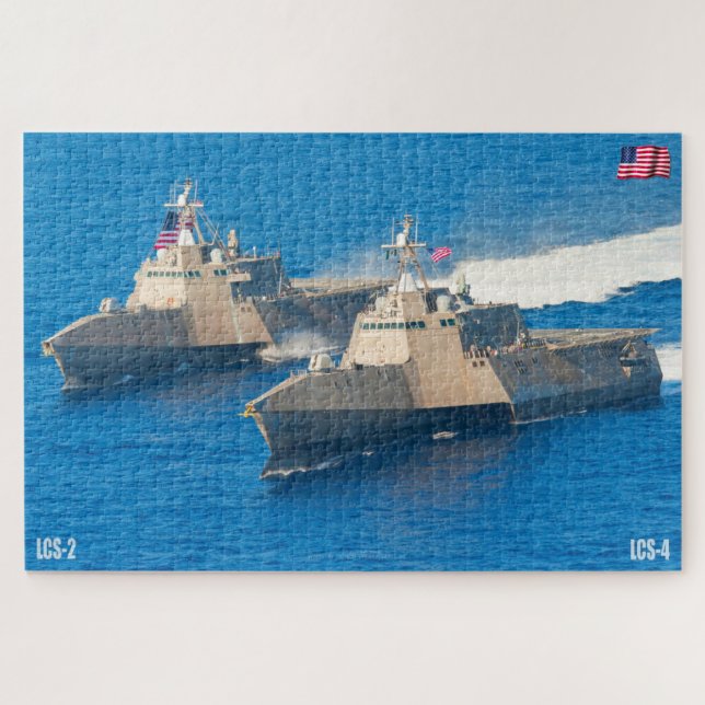 Quebra-cabeça NAVIO LITORAL DE COMBATE - LCS-2/LCS-4 (20x30 POLE (Horizontal)