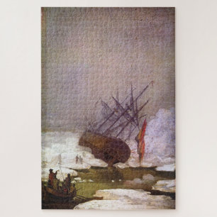 Quebra-cabeça Navio no Oceano Ártico - Caspar David Friedrich