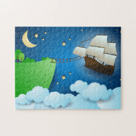 Quebra-cabeça Navio voador no desembarque