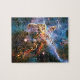 Quebra-cabeça Nebulosa da galáxia espacial. Estrelas do Universo