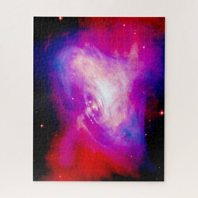 Quebra-cabeça Nebulosa do Caranguejo de Jigsaw. (Vertical)