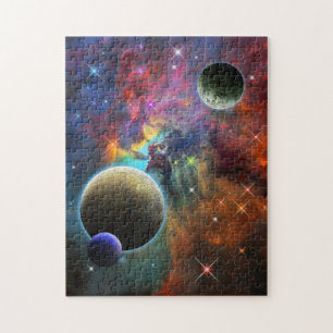 Quebra-cabeça Nebulosa e Planetas