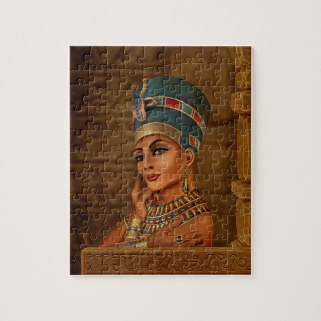 Quebra-cabeça Nefertiti - Neferneferuaten (Vertical)