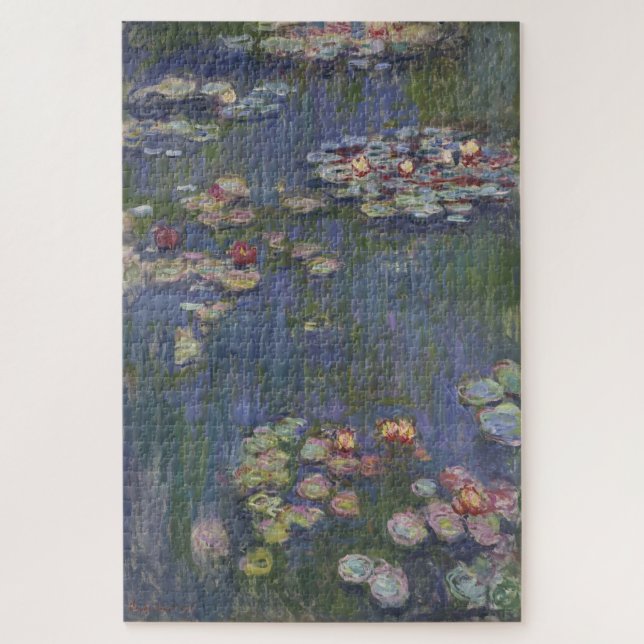 Quebra-cabeça Nenúfares de Claude Monet (1914) (Vertical)