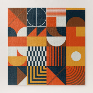 Quebra-cabeça Neo geo: composição do abstrato de vintage