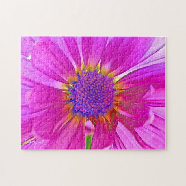 Quebra-cabeça Neon Daisy (Horizontal)