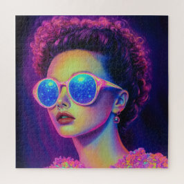 Quebra-cabeça Neon Galaxy Glamor