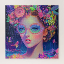 Quebra-cabeça Neon Garden Goddese