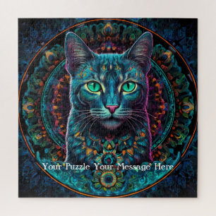 Quebra-cabeça Neon Mandala Majestade