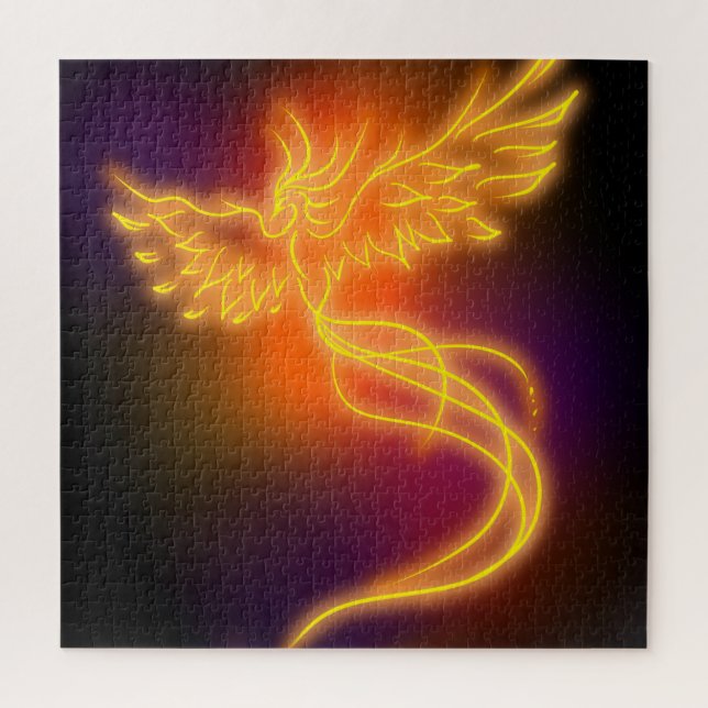Quebra-cabeça Neon Phoenix (Vertical)