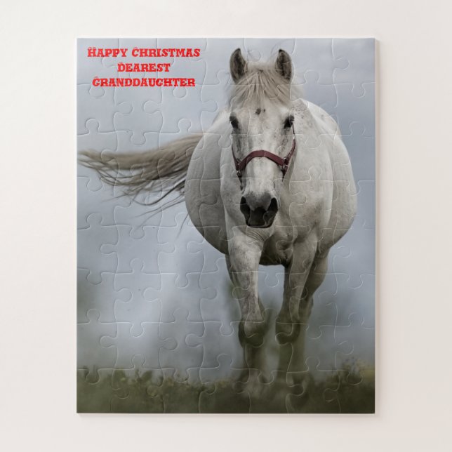 Quebra-cabeça Neta de Natal. (Vertical)