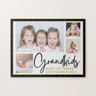 Quebra-cabeça Netos fazem da vida grandes avós 4 Foto